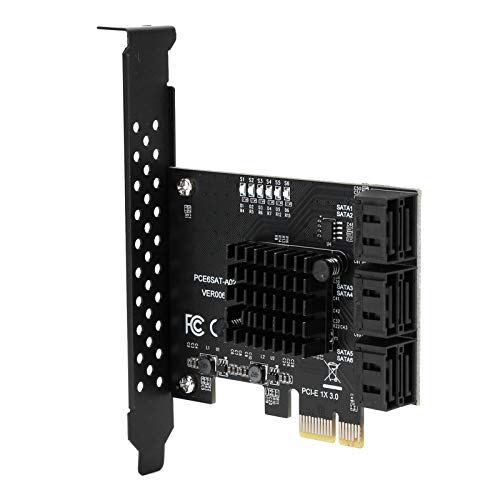 Zopsc PCIE to 6Port Expansion Card for ASM1166 Master SATA3.0 Hard Disk, 6G ASM1166 Master GEN3 1 x Interface, Srong and - Image 5
