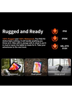 AGM AGM Pad P2 Active | 4G LTE | Rugged | Removable Case |Tablet Android 14  - Image 3