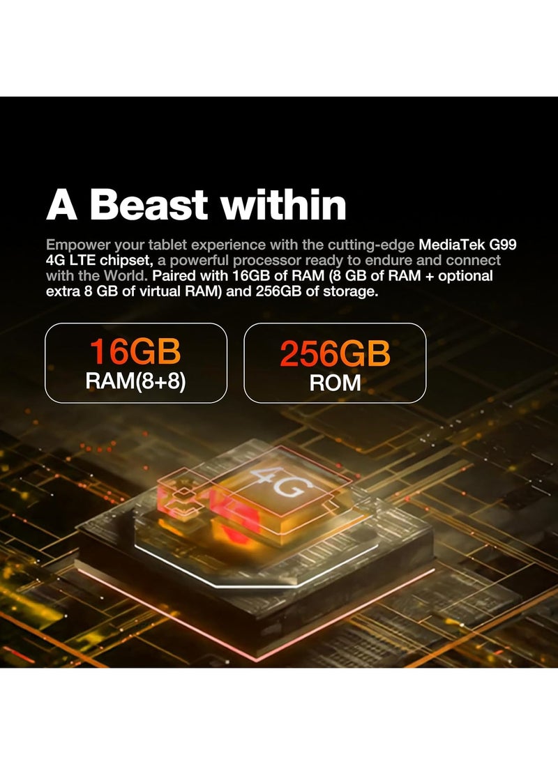 AGM - AGM Pad P2 Active | 4G LTE | Rugged | Removable Case |Tablet Android 14 - Image 1