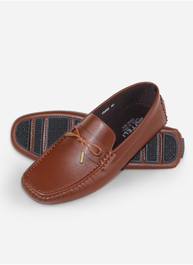BOTELI Men's Loafers Casual Peas Shoes Soft And Comfortable All-Match 40-45 Leather Shoes  - Image 1