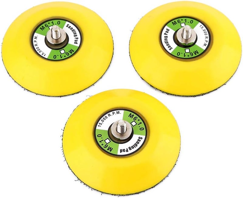 Ouya 3PCS 3" Hook and Loop Polishing Pad Set - Image 1