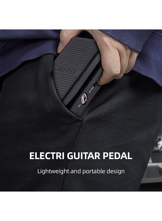 Generic JOYO WAH-I Guitar Wah Pedal 2 in 1 Wah Volume Pedal Aluminum Guitar Accessories Portable Electric Guitar Effect Pedal with Wah/Volume Wah/Bypass Control  - Image 2