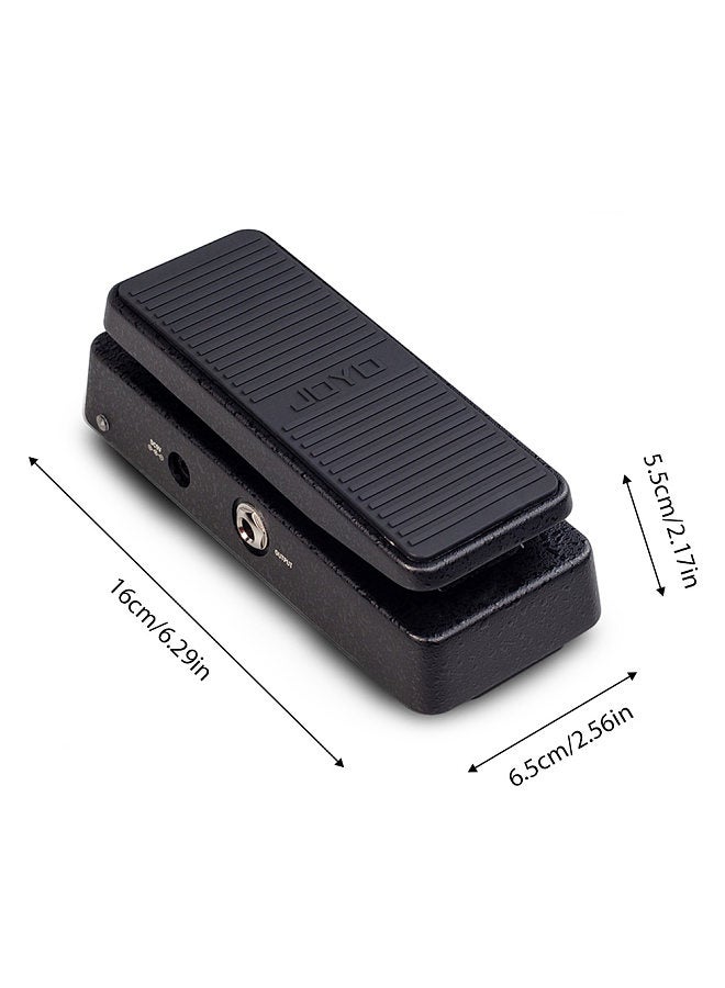 Generic JOYO WAH-I Guitar Wah Pedal 2 in 1 Wah Volume Pedal Aluminum Guitar Accessories Portable Electric Guitar Effect Pedal with Wah/Volume Wah/Bypass Control  - Image 3