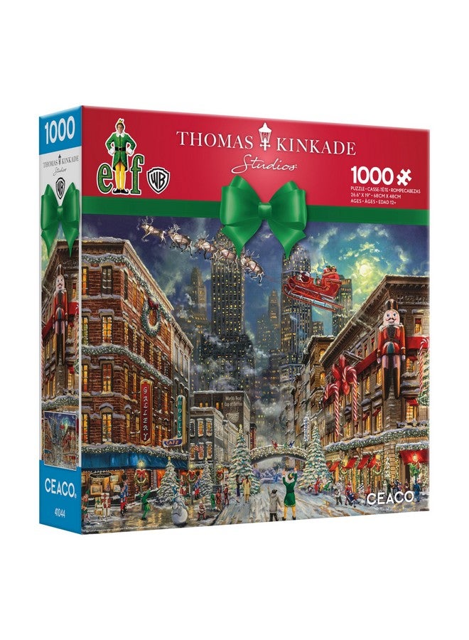Ceaco - Thomas Kinkade Christmas - Elf - 1000 Piece Jigsaw Puzzle, 8" L x 8" W - Image 2