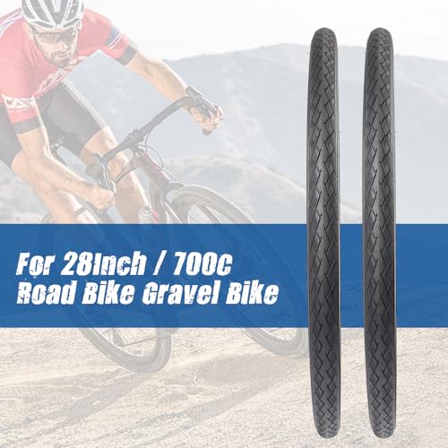 WEEROCK 700C Bike Tire 2 Pack 700 X 35C Gravel Bicycle Tires for Road Bicycle Brown Wall Foldable Replacement Tyres - Image 4