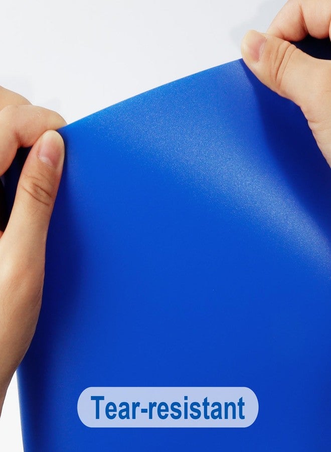 EEHZTSI 6-Pack Plastic Folders with Pockets,2-Pocket Poly Folders Holds 8-1/2" x 11" Paper for School/Office/Home, Blue - Image 5
