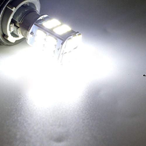 PYRJIN 1157 Led Bulb White, Bay15d Led 12V 5W Bulb, Dc10-30V 6000K 800 Lm For Tail/Brake, Backup Light, For Car, Rv, Trailer, Boat, Motorcycle. (Pack Of 2) - Image 5