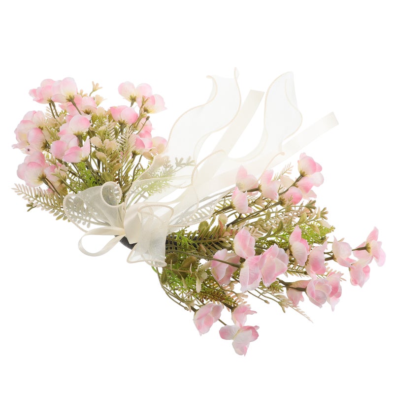 Faux Arch Flower Swag: Artificial Flower Wedding Holiday Wreath Front Door Spring Floral Garland Wedding Welcome Signs Floral Decorations For Indoor And Outdoor Use - Image 1