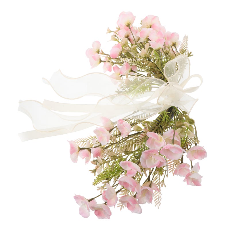 Faux Arch Flower Swag: Artificial Flower Wedding Holiday Wreath Front Door Spring Floral Garland Wedding Welcome Signs Floral Decorations For Indoor And Outdoor Use - Image 4
