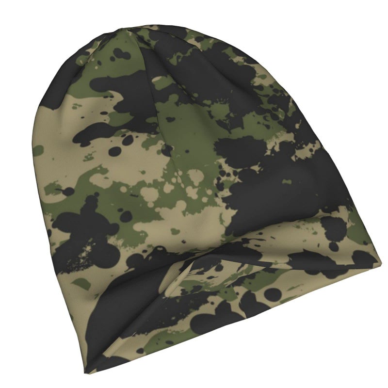 Yilad Camouflage Beanie Slouchy Chemo Hats, Skull Caps Baggy Headwear for Jogging Cycling Unisex - Image 4
