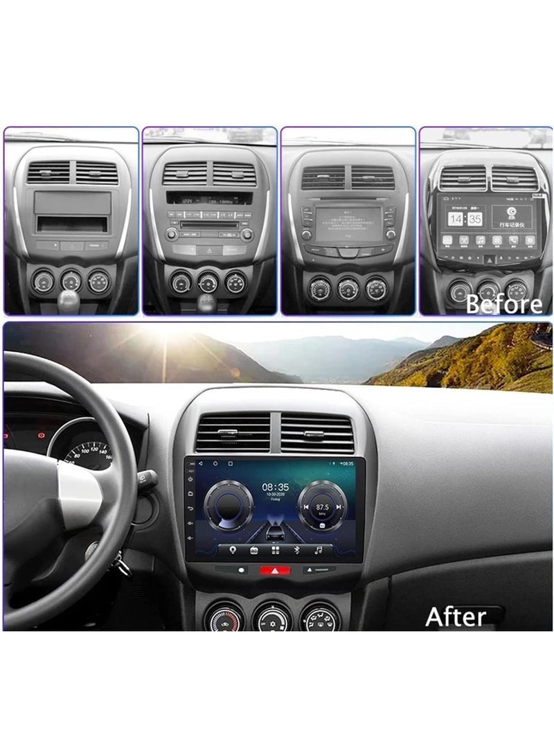 SHEZA STAR Android Car Stereo for Mitsubishi ASX 2008-2018 4GB RAM 64GB ROM Support Carplay, M-Link Wi-Fi BT, Radio GPS, 10 Inch IPS.QLED, Screen with 360D Camera Included - Image 2