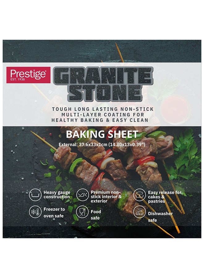 Prestige Prestige Granite Baking Sheet | Carbon Steel Baking Tray | Cookie Pan - PR48771  - Image 5