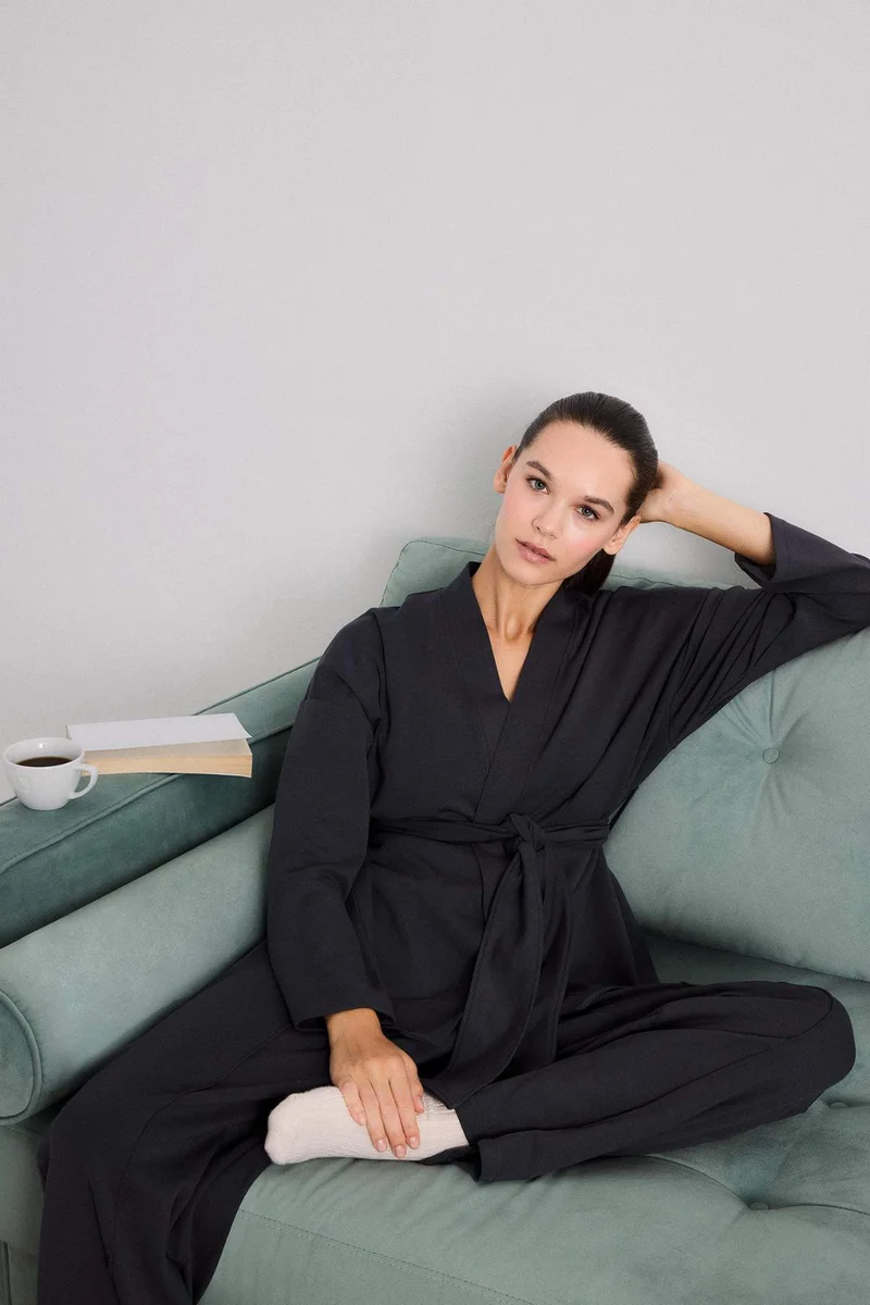 Defacto Modal Kimono Jacket