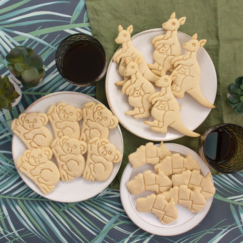 Bakerlogy Set of 3 Australia themed cookie cutters (Designs: Koala, Kangaroo and Australian Continent), 3 pieces - Bakerlogy - Image 3