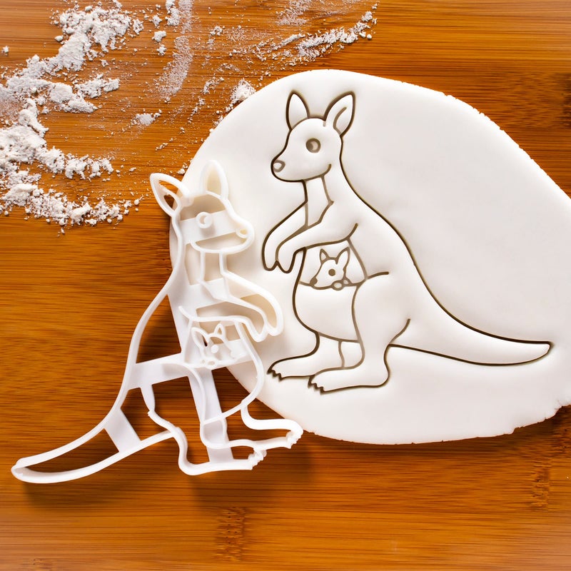 Bakerlogy Set of 3 Australia themed cookie cutters (Designs: Koala, Kangaroo and Australian Continent), 3 pieces - Bakerlogy - Image 5