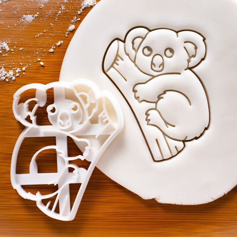Bakerlogy Set of 3 Australia themed cookie cutters (Designs: Koala, Kangaroo and Australian Continent), 3 pieces - Bakerlogy - Image 4