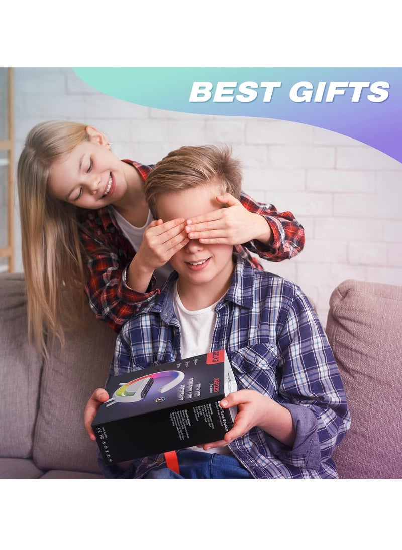Playx Square - Portable Multifunctional Bluetooth Speaker LED Night Lights,FM Radio Speaker,Table Lamps,15w Wireless Fast Charger,RGB LED Desk Lamp,Alarm Clock,Colour Changing Party Light,Bedside Lamp,Mood light - Image 1