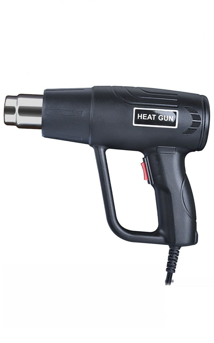 kashemano Industrial Heat gun, Hot air blower, 2000 W, 600 °C maximum temperature, 2 temperature settings, Black - Image 4