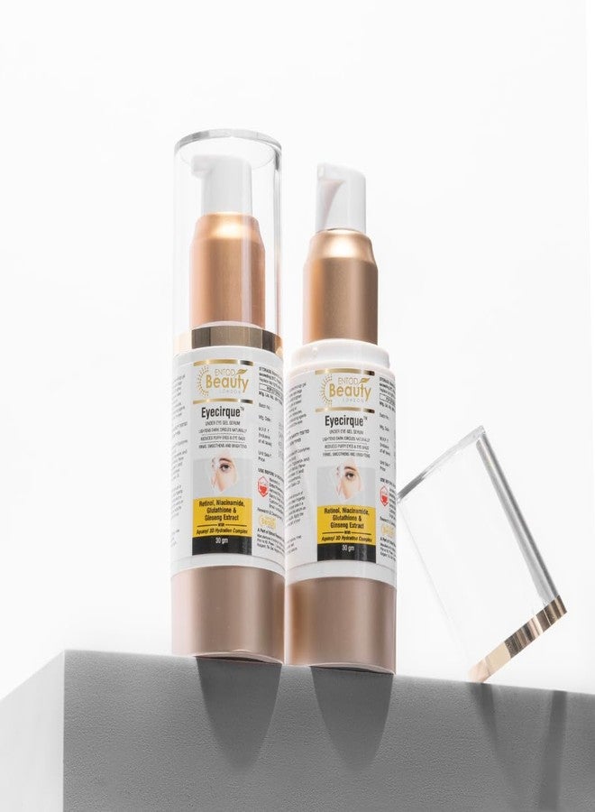 Eyecirque Under EYE Gel Serum - (60g) Twin pack for Dark Circles, Puffiness | 96% Users Reported a Reduction of Dark Circles - Image 1