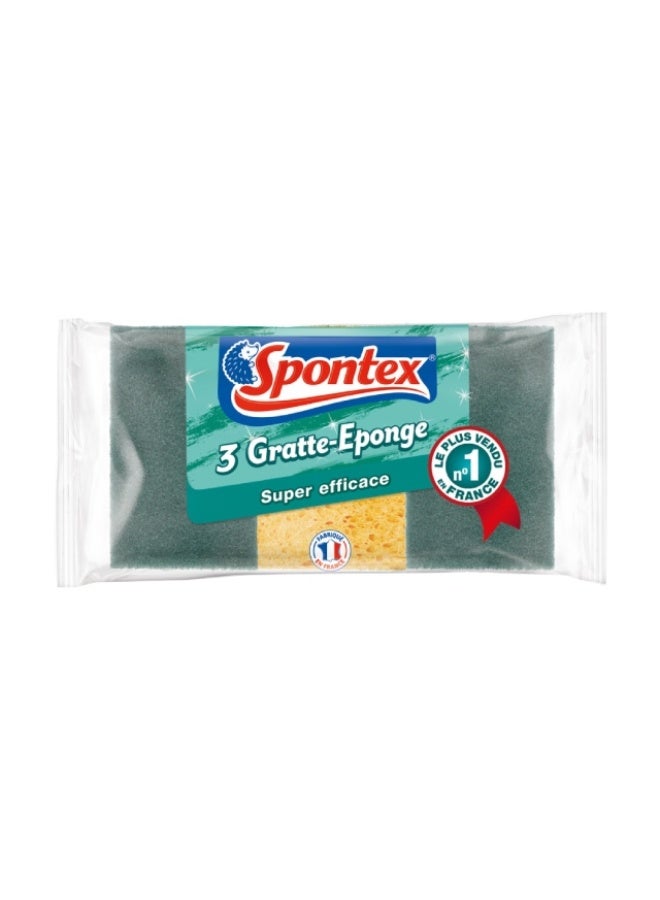 Scouring Sponge, Gratte - 3pcs, United States