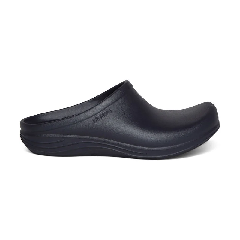 aetrex Bondi Orthotic Clogs Women Navy