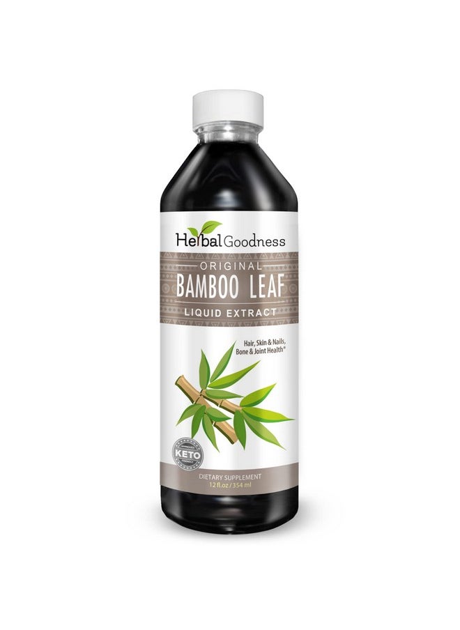 Herbal Papaya - Bamboo Extract For Hair Growth Natural Bamboo Leaf Organic Hair Skin And Nail Vitamins Natural Silica Collagen Supplement Radiant Skin And Nails 12Oz Liquid Herbal Goodness - Image 1