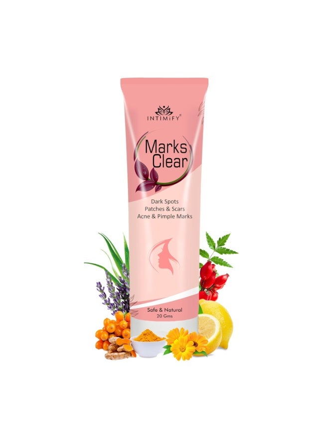 INTIMIFY marks clear ,Dark Spot ,patches & Scars acne & pimple marks,20 Gm - Image 1
