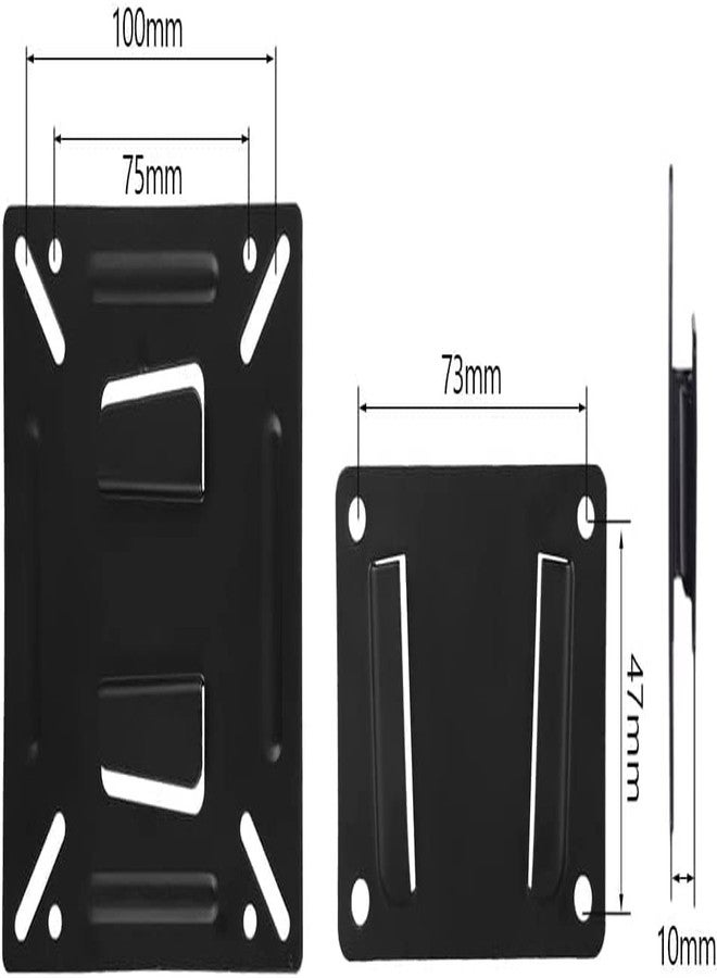 ZERONE Wall Hung TV Bracket, RV Wall Mount Bracket for 14-32Inch TV Large Load Solid Support Monitor Wall Mount for Small Monitor LED LCD Flat Screen TVs, 4.7 x 4.7 x 0.3 in - Image 4