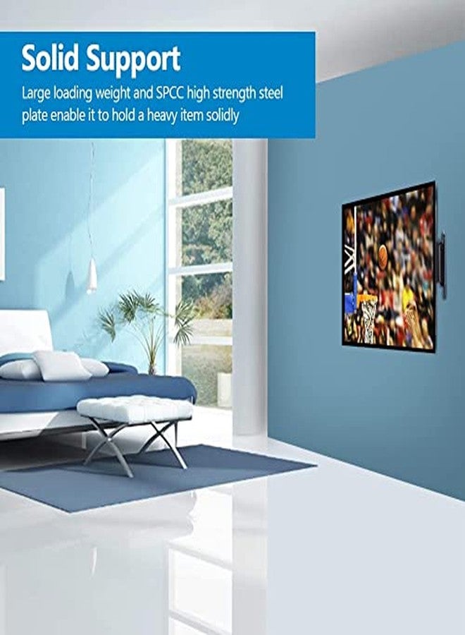 ZERONE Wall Hung TV Bracket, RV Wall Mount Bracket for 14-32Inch TV Large Load Solid Support Monitor Wall Mount for Small Monitor LED LCD Flat Screen TVs, 4.7 x 4.7 x 0.3 in - Image 3