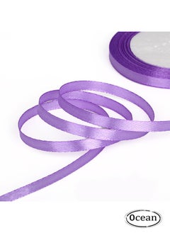 Ocean Light Purple Ribbon 7mm x 23 Meters Solid Color Satin Gift Ribbon for Crafting, Gift Wrapping, Party Favors, Wedding Decorations, Bow Making, Bouquets, Sewing Projects & Craft Supplies  - Image 1
