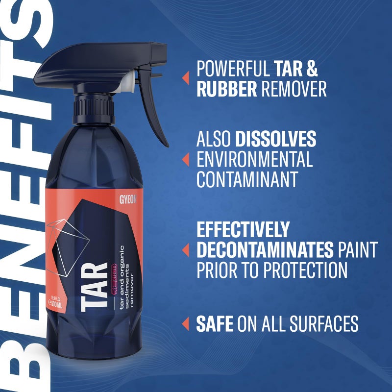 Gyeon Tar Remover for Cars Paint Trim Adhesive Sap Pine Automotive Rubber Residue Cleaner Professional Strength Safe on Coatings Degreaser Removes Road Tar Contaminants Quickly And Effectively - Image 2