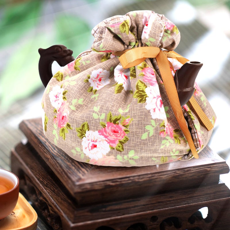 Dome Shaped Tea Cozy Cotton Material Teapot Warmer Home Use 5.89X5.89X6.29in Exquisite Decoration 1Pack - Image 4