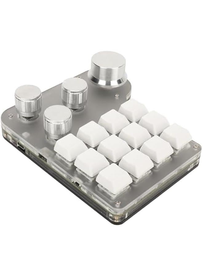 Mini Keypad, Mini Macro Mechanical Gaming Keyboard, 2.4G Wireless One Key Control Combo Mini RGB Custom Keypad Programming Macro Pad for Industrial Console, 6gmcy21pah  - Image 5