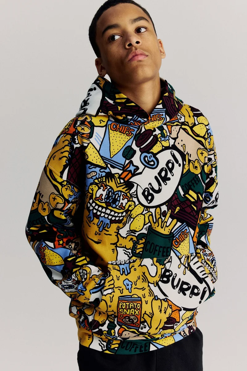 H&M Printed hoodie