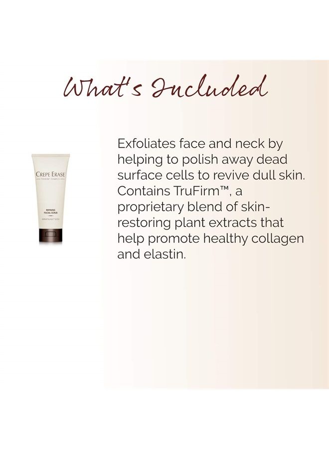 Crepe Erase Refining Facial Scrub with TruFirm Complex for Dry, Crinkly Skin - Promotes Healthy Collagen and Elastin - 6oz - Image 4