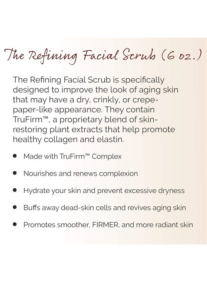 Crepe Erase Refining Facial Scrub with TruFirm Complex for Dry, Crinkly Skin - Promotes Healthy Collagen and Elastin - 6oz - Image 2