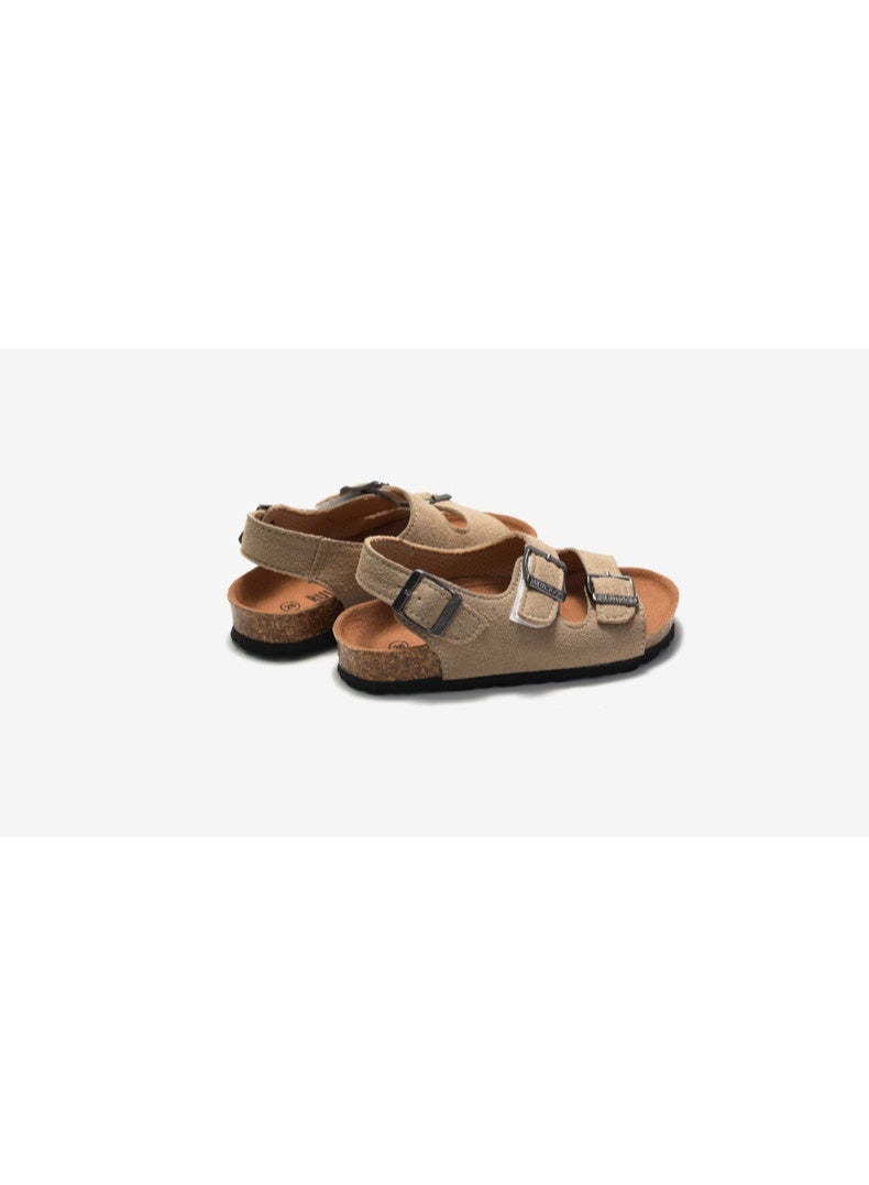 NIBEMINENT For Children Sandals Girls And Boys Sandals Breathable Flats Shoes Summer Comfortable cork sandals  - Image 4