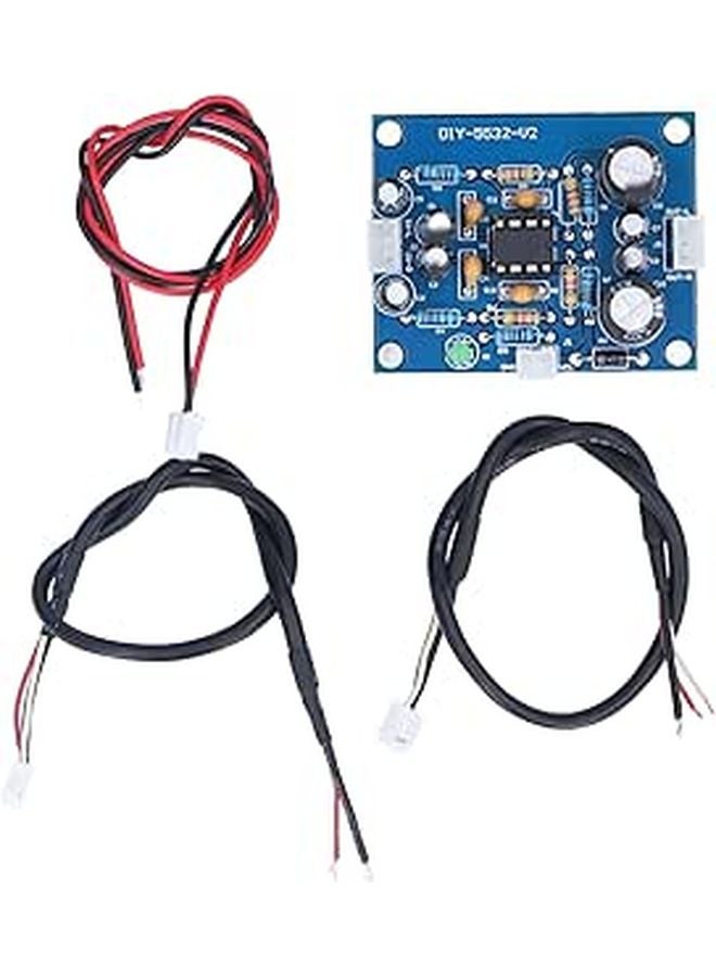 لوحة دائرة ما قبل التضخيم PCB لوحة مزدوجة تضخيم 5x 12-35 فولت مقاومات فيلم معدني عالية الدقة - Image 1