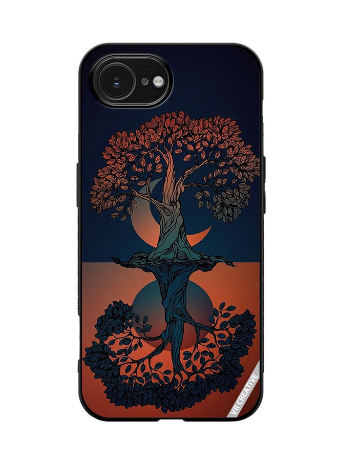 Protective Case Cover For Apple iPhone 16e Tree Design Multicolour