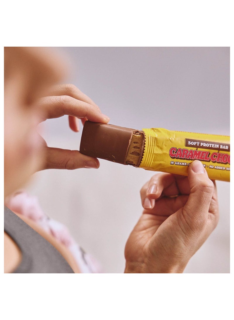 Barebells Soft Protein Bar Caramel Choco 12 x 55g - Image 3