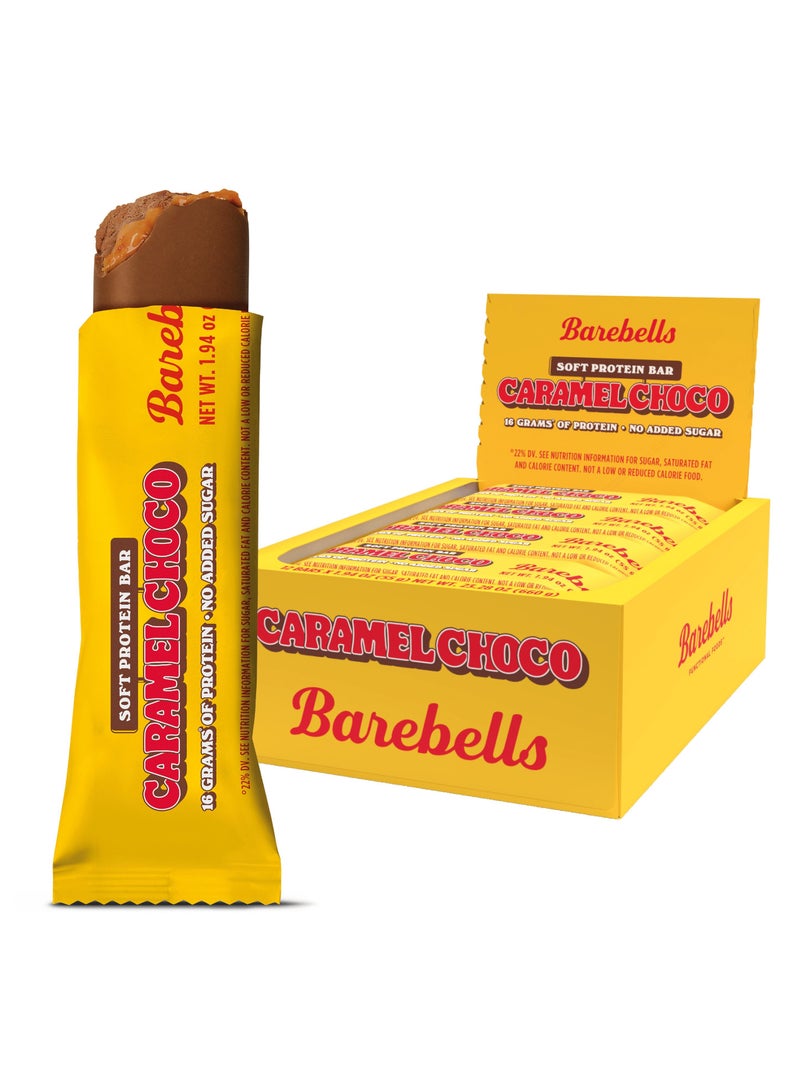 Barebells Soft Protein Bar Caramel Choco 12 x 55g - Image 2