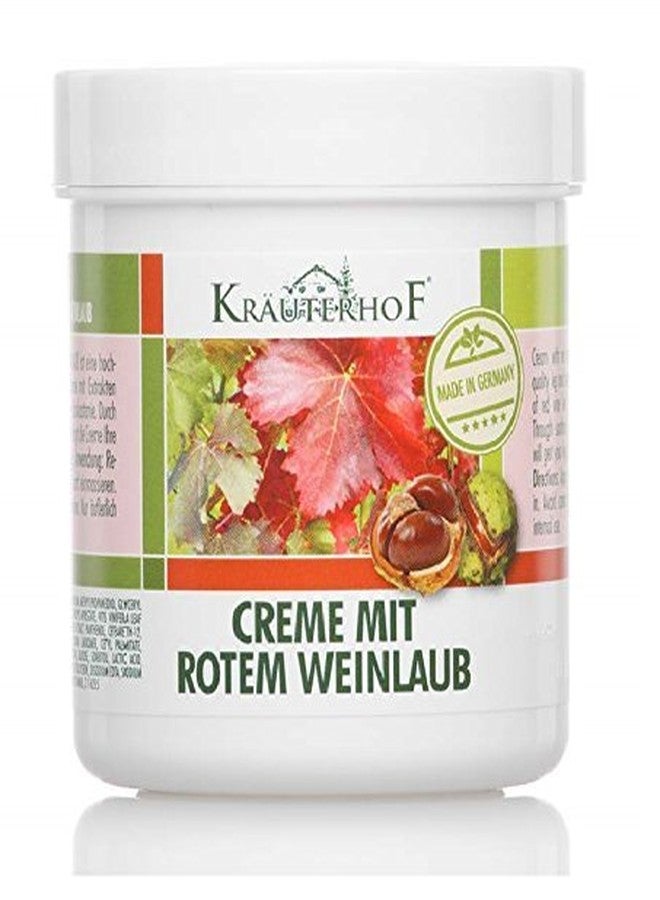 Krauterhof Horse Chestnut & Red Vine Cream for Varicose Veins, Aching Legs - 250ml, All Skin Types - Image 2