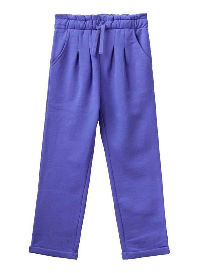 Benetton Paperbag Trousers In Warm Sweat Fabric  - Image 1