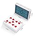 Timenued Playing Cards 4 PackPlastic Waterproof Playing Cards Bulk for Adults and Seniors4 Decks of Poker Cards Professional Set Standard Poker Size Regular Index2 Blue 2 Red - Image 4