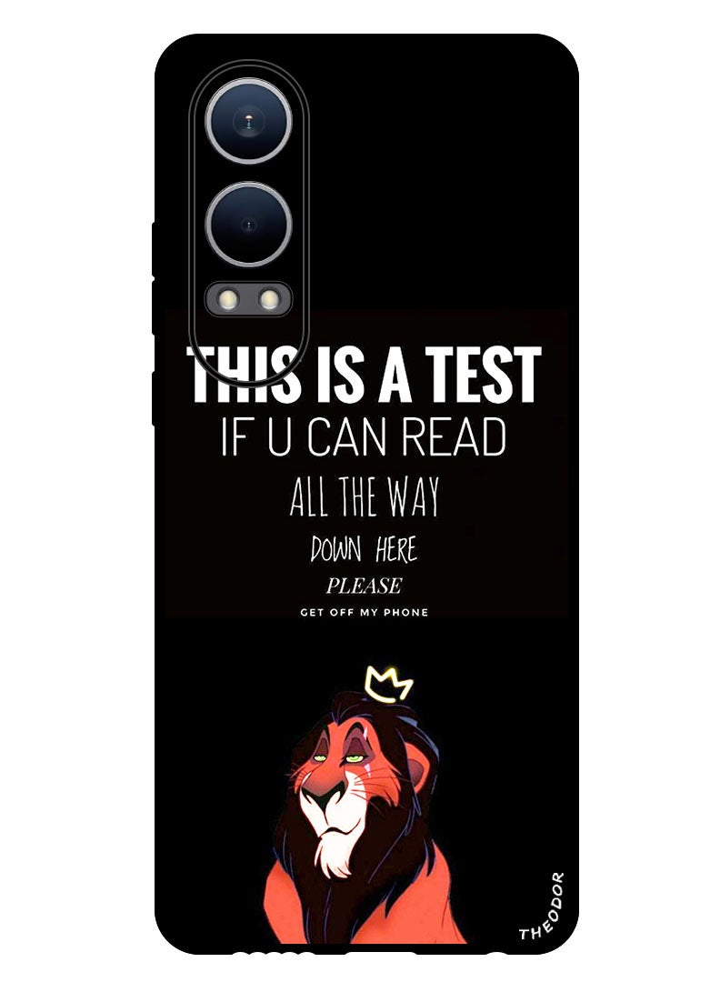 Theodor Protective Case Anti Scratch Shock Proof Bumper Cover For OnePlus Nord CE4 Lite This is a Test - Image 1