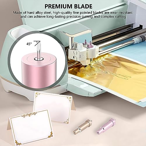 UTNVBTR 20 Pcs Premium Fine Point Blade Compatible with Maker 3/4/Maker/Explore 3/4/Explore Air 2/Air/One/Venture,Blade for Slicing Cuts Glitter Vinyl,Cardstock,Faux,Adhesive Foil,Vellum and Etc - Image 3