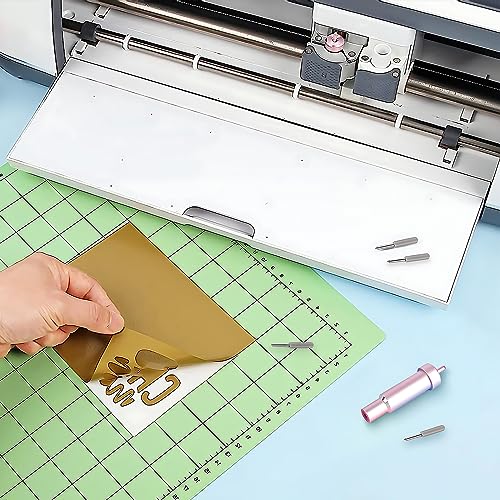 UTNVBTR 20 Pcs Premium Fine Point Blade Compatible with Maker 3/4/Maker/Explore 3/4/Explore Air 2/Air/One/Venture,Blade for Slicing Cuts Glitter Vinyl,Cardstock,Faux,Adhesive Foil,Vellum and Etc - Image 4