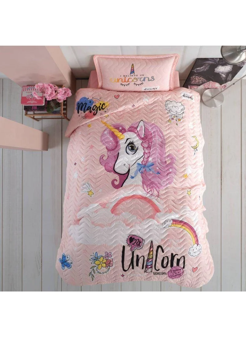 كلاسي Ranforce Bedspread Single Pink Dreams V1 Powder