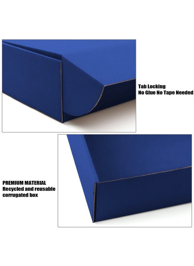 Cardboard Boxes Shipping Boxes10 Pack Recyclable Colored Corrugated Cardboard Box Small Mailing Storage Gift Boxes For Shipping Mailing Gifts Packaging11.8 X 7.9 X 3.2'' (Royal Blue)