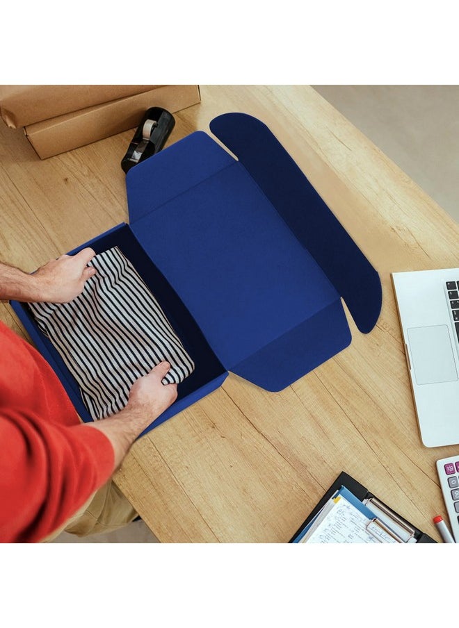 Cardboard Boxes Shipping Boxes10 Pack Recyclable Colored Corrugated Cardboard Box Small Mailing Storage Gift Boxes For Shipping Mailing Gifts Packaging11.8 X 7.9 X 3.2'' (Royal Blue)